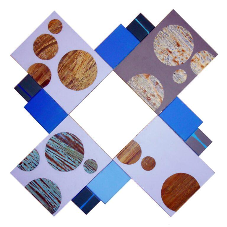 3.8Aleksandra Jadczuk''Bez tytułu''110x110cm,olej i akryl na płótnie,2016,2000 zł