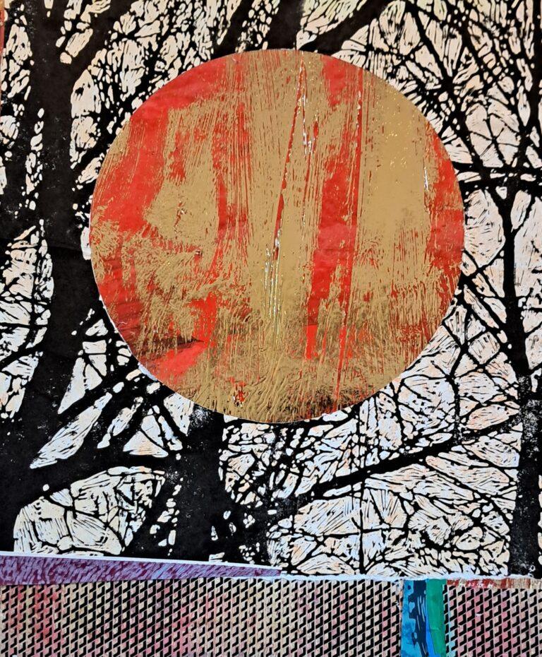 5.Aleksandra Jadczuk,Bez tytułu,collage,50x40 cm,2024