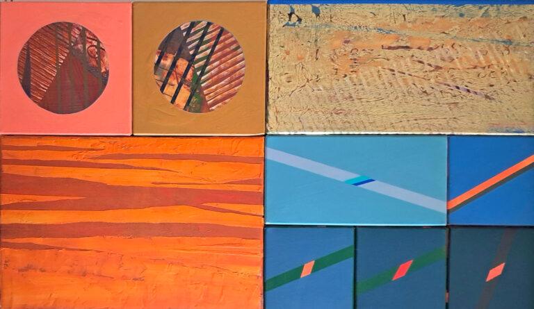 5.Aleksandra Jadczuk,Bez tytułu,technika mieszana na płótnie,szer.120cm,wys.70cm,2023